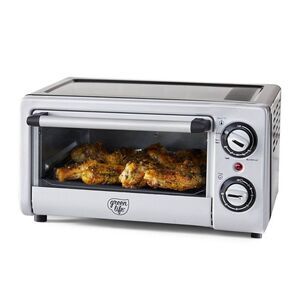 GreenLife -  Air Fry Toaster Oven Black Black